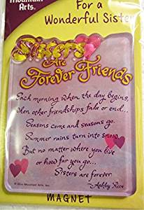 Sisters are Forever Friends Magnet (BM2427) - Blue Mountain Arts